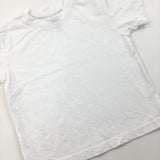 White Cotton T-Shirt - Boys 18-24 Months