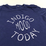 'Indigo Mood Today' Blue T-Shirt - Boys 12-18 Months
