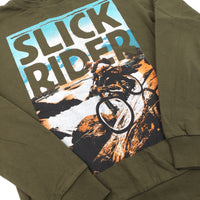 'Slick Rider' Khaki Sweatshirt - Boys 12-14 Years