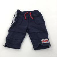 Car Badge Navy Tracksuit Bottoms - Boys Newborn