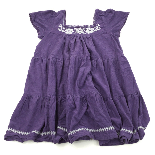 Purple Cord Dress - Girls 12-13 Years