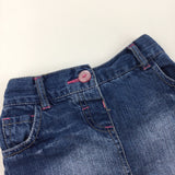 Blue Denim Skirt - Girls 18-24 Months