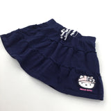 'Hello Kitty' Navy Jersey Skirt - Girls 2-3 Years