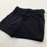 Black Jersey Shorts - Boys 12-18 Months