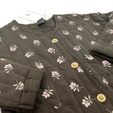 **NEW** Flowers Brown & Pink Jacket - Girls 12-18 Months
