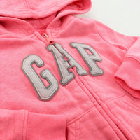'Gap' Pink Zip Up Hoodie- Girls 12-18 Months