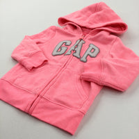 'Gap' Pink Zip Up Hoodie- Girls 12-18 Months