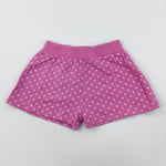 Spotty Pink Cotton Shorts - Girls 18-24 Months