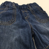 Mid Blue Denim Jeans - Boys 0-3 Months