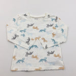 **NEW** Tigers Blue & Cream Long Sleeve Top - Boys 18-24 Months