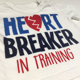 'Heartbreaker In Training' White T-Shirt - Boys 0-3m