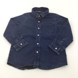 Dark Blue Denim Shirt - Boys 2-3 Years