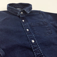 Dark Blue Denim Shirt - Boys 2-3 Years