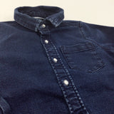 Dark Blue Denim Shirt - Boys 2-3 Years