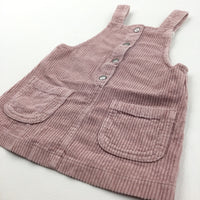 Pink Cord Pinafore Dress - Girls 18-24 Months