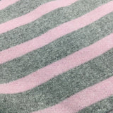 Glittery Pink Striped Long Sleeve Dress - Girls 18-24 Months