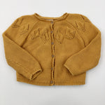 Yellow Knitted Cardigan - Girls 18-24 Months