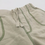 Light Brown Jersey Shorts - Boys 3-6 Months