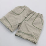 Light Brown Jersey Shorts - Boys 3-6 Months