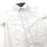 White Cotton Shirt - Boys 4-5 Years