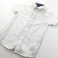 White Cotton Shirt - Boys 4-5 Years