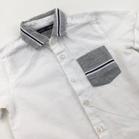 White Short Sleeve Shirt - Boys 2-3 Years