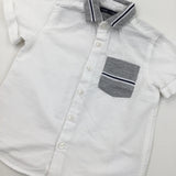 White Short Sleeve Shirt - Boys 2-3 Years