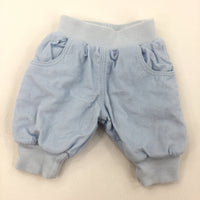 Blue Lined Cords - Boys Tiny Baby