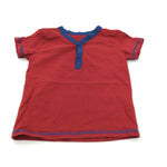 Red & Blue T-Shirt - Boys 9-12 Months