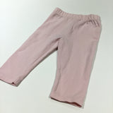 Pale Pink Leggings - Girls 3-6m