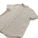 Light Brown Cotton Shirt - Boys 7 Years