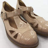 Nude Shiney Sandals - Girls - Size 5