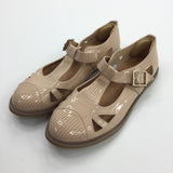 Nude Shiney Sandals - Girls - Size 5