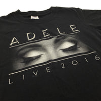 'Adele Live 2016' Black T-Shirt - Girls/Boys 7-8 Years