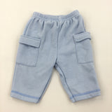 Blue Trousers with Pockets - Boys 0-3 Months