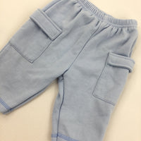 Blue Trousers with Pockets - Boys 0-3 Months