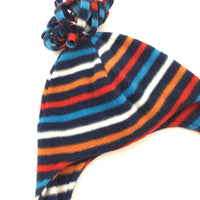 Blue, Red & Orange Stripe Hat - Boys 0-3 Months