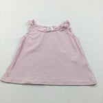 Pale Pink Lightweight Jersey Sun Dress - Girls 4-6 Months
