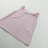 Pale Pink Lightweight Jersey Sun Dress - Girls 4-6 Months