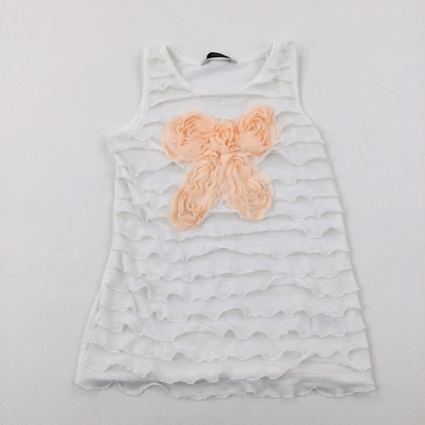 Bow Layered Vest Top - Girls 4-5 Years