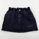 Black Denim Skirt - Girls 4-5 Years