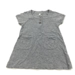 Grey Lightweight Jersey Dress - Girls 18-24 Months