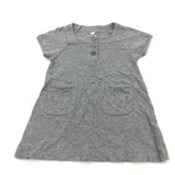 Grey Lightweight Jersey Dress - Girls 18-24 Months