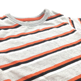 Orange, Black & Grey Striped T-Shirt - Boys 18-24 Months