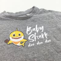 'Baby Shark Doo Doo Doo' Grey T-Shirt - Boys 18-24 Months