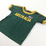 'Australia' Green & Yellow T-Shirt - Boys 18-24 Months