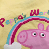 'Peppa's World!' Peppa Pink Yellow Dress - Girls 4-5 Years