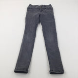 Black Denim Skinny Jeans - Girls 11 Years