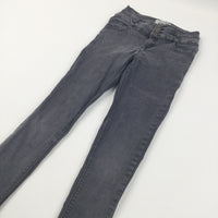 Black Denim Skinny Jeans - Girls 11 Years