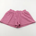 Pink Jersey Shorts - Girls 10-11 Years
